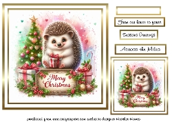 christmas hedgehog 1