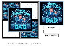fathers day blue