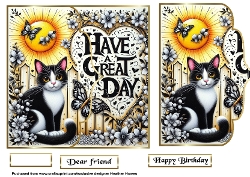 envelope flap card cat 2