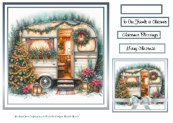 vintage caravan at christmas 1