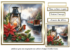 christmas narrow boat 1