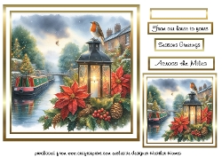 christmas narrow boat 2