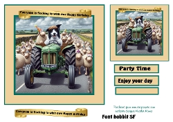 flocking to your birthday tractor