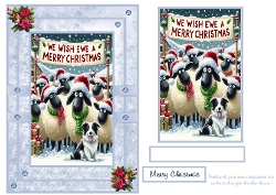 A5 christmas sheep