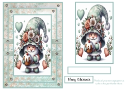 A5 christmas gnome