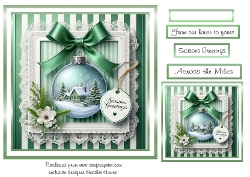 snowscene bauble 1