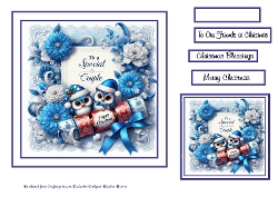 to a special couple owls blue