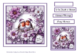 robins purple christmas 2