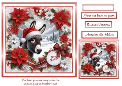 merry christmas donkey 3