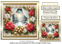 christmas window scene 2