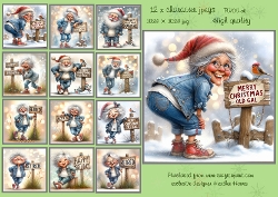 12 xchristmas characters