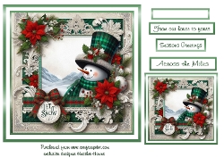 green snowman