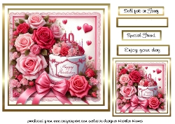 40th cake birthday