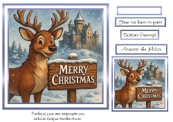 the christmas sign stag