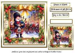 carol singers and scotsman