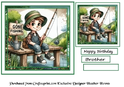 boy fishing