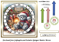 advent calendar card  12 tatty ted