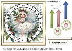 advent calendar clock 24 christmas fairy 2