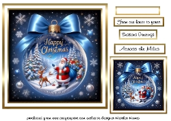 A taste of christmas santa bauble