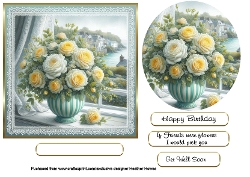 flowers on the windowsill