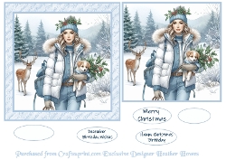 snowy christmas /birthday
