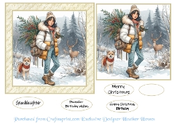 snowy christmas /birthday 5
