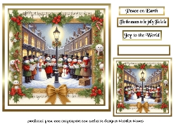 snowman carol singers