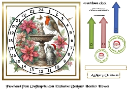 birdbath robins