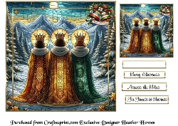 stainglass christmas kings 2