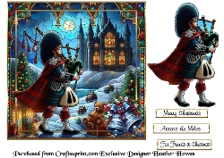 stainglass christmas piper