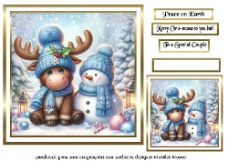 card fronts and tag/topper 17 blue moose