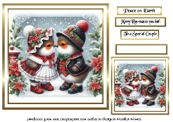 card fronts and tag/topper 18 robin kiss