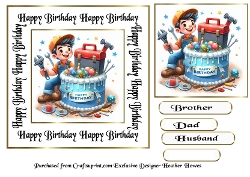 Male Birthday 11 mancake 1
