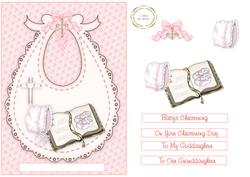 Christening Bib Girl
