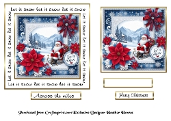 Let it snow santa1