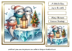 festive animals 8 dolphins