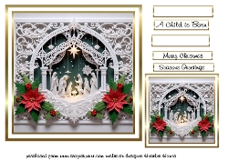 papercut nativity