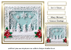 papercut snowmen2