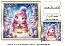 seasonal mix pink rabbit 1