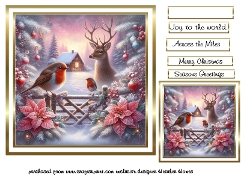 seasonal mix robins and stag