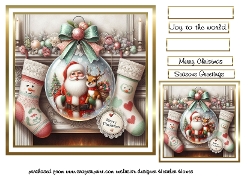 delightful Christmas bauble and stockings