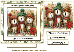 tis the season to be jolly singing cats