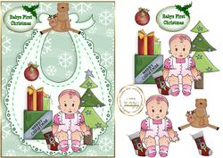 Christmas Baby Bib