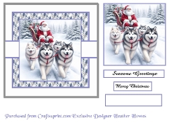 santa huskies 
