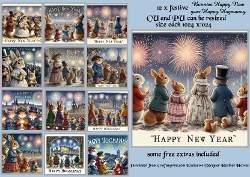 Festive bunnies new year?hogmanay