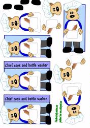 Chief Cook and Bottle Washer
