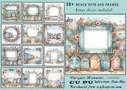 20+beach huts and frames