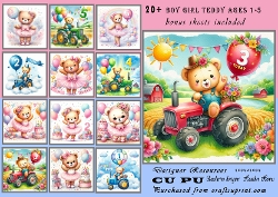 20+girl boy teddy birthdays 1-5