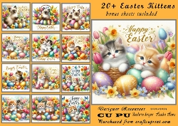 20+ Happy Easter kittens