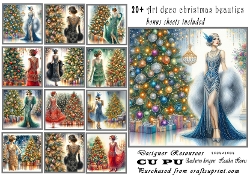 20+art deco Beauties at christmas